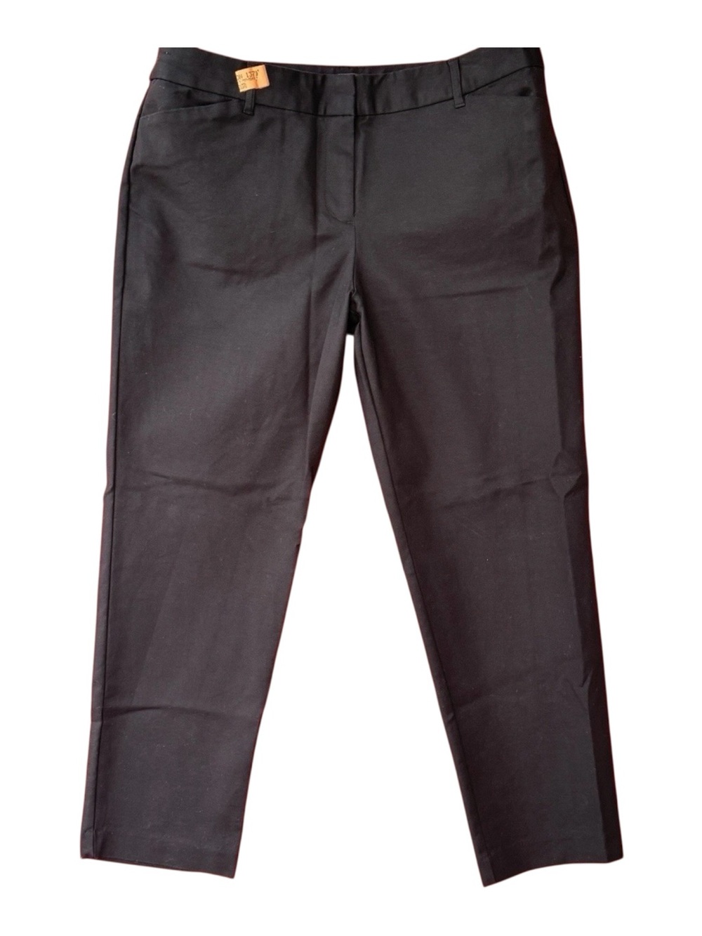 Liz Claiborne Black Cropped Slim Leg Ankle Pants, NWT size 4
